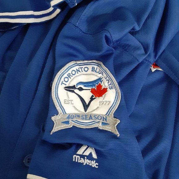 Toronto Blue Jays Donaldson #20 40th Season Commemorative Jersey MLB Majestic - Picture 3 of 5